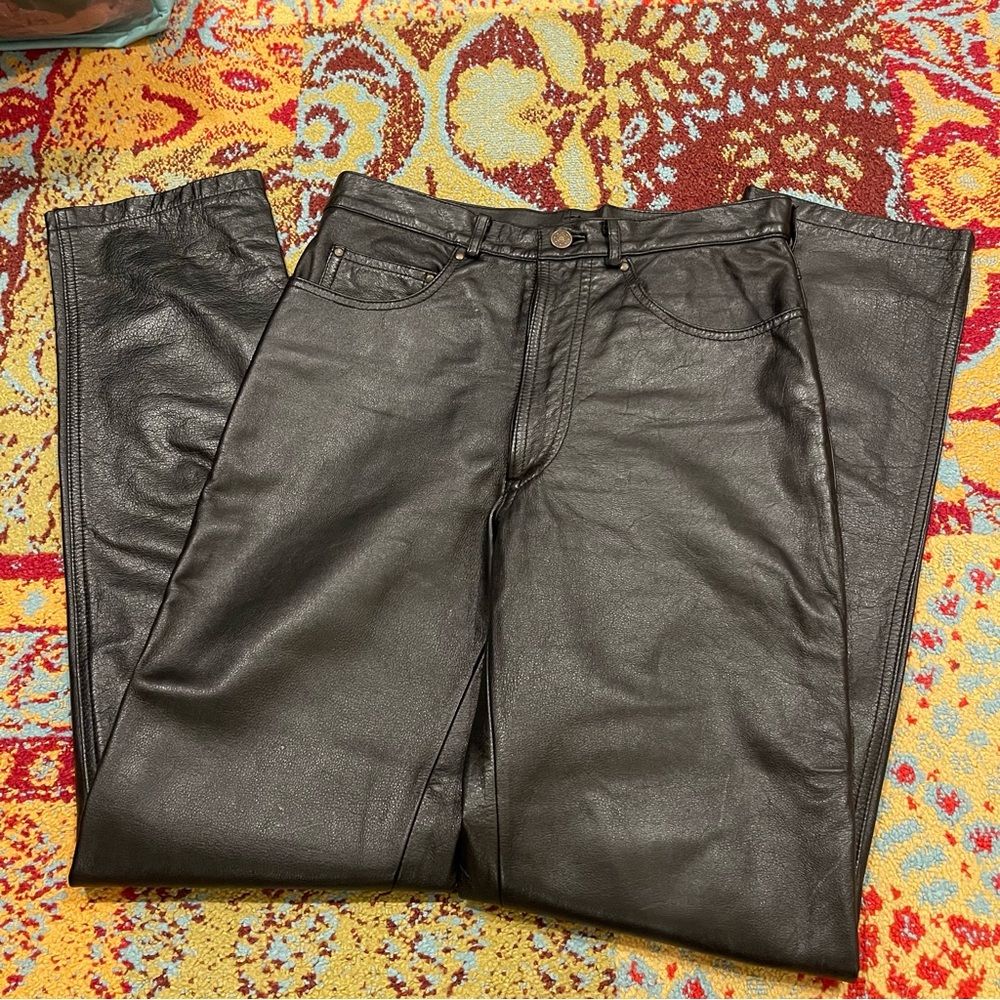 Genuine vintage leather pants